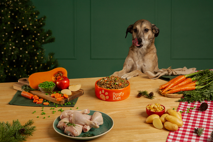 Selezione menu cibo cotto naturale per cani dogfy